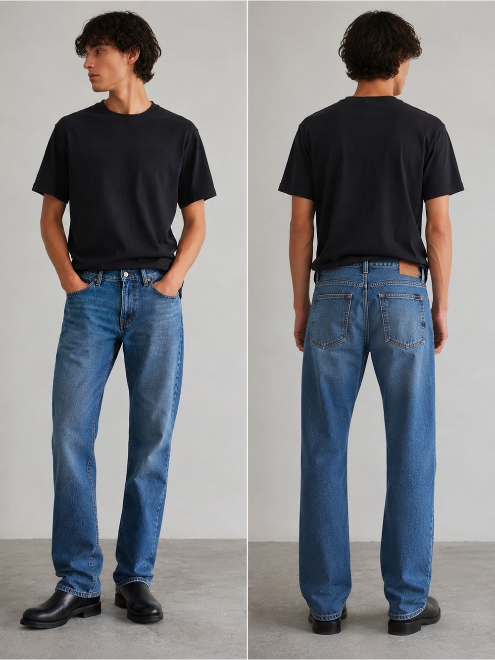 PAUL SMITH PS Men’s Blue Jeans 31x33 Straight Leg Organic Cotton Designer Denim